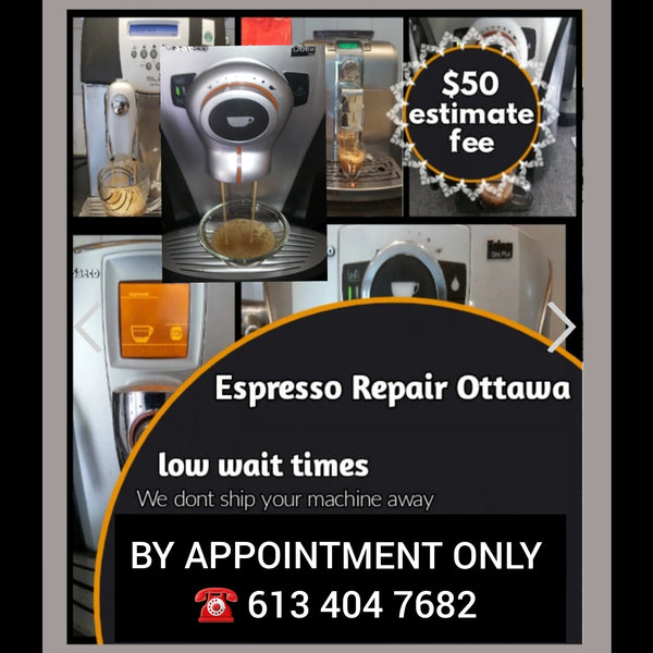 Espresso, Coffee Machine Repair Ottawa
