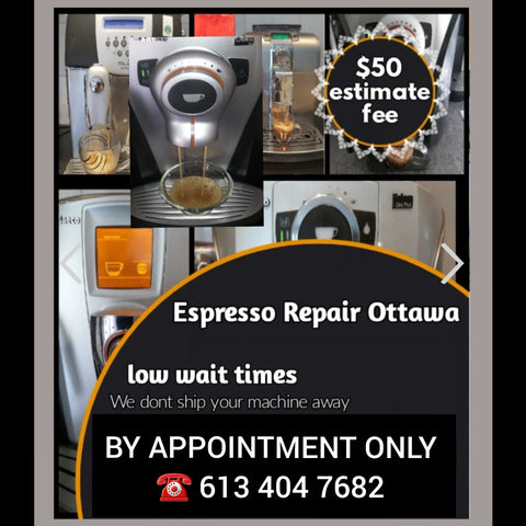 Espresso, Coffee Machine Repair Ottawa
